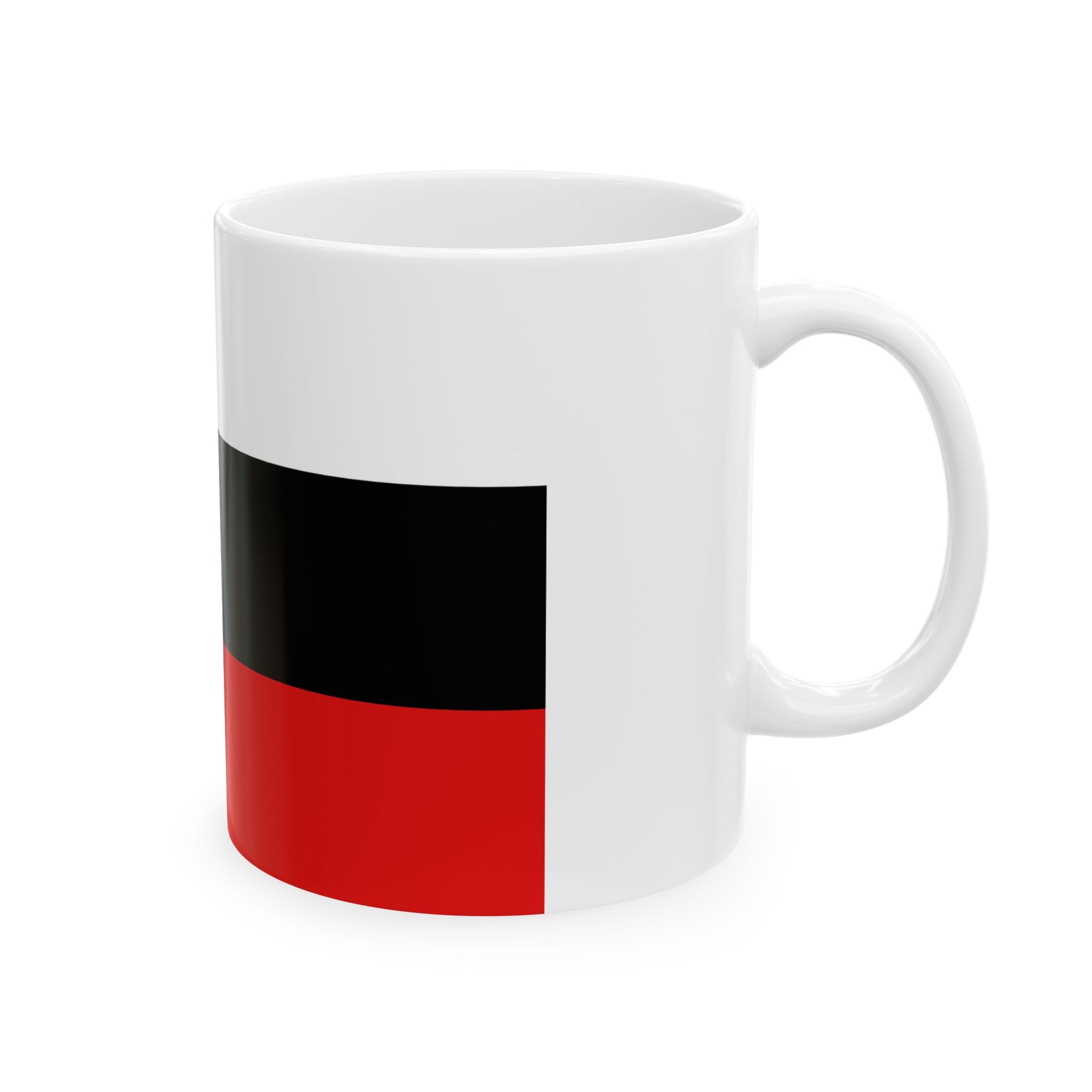 Flag of Landen (Belgium) White Coffee Mug-Go Mug Yourself