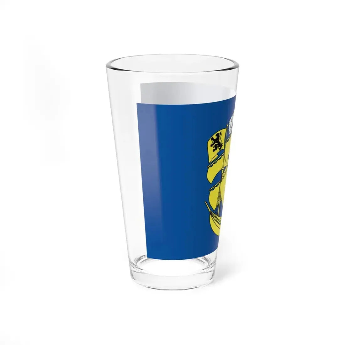 Flag of Landerneau (France) Pint Glass 16oz - Go Mug Yourself