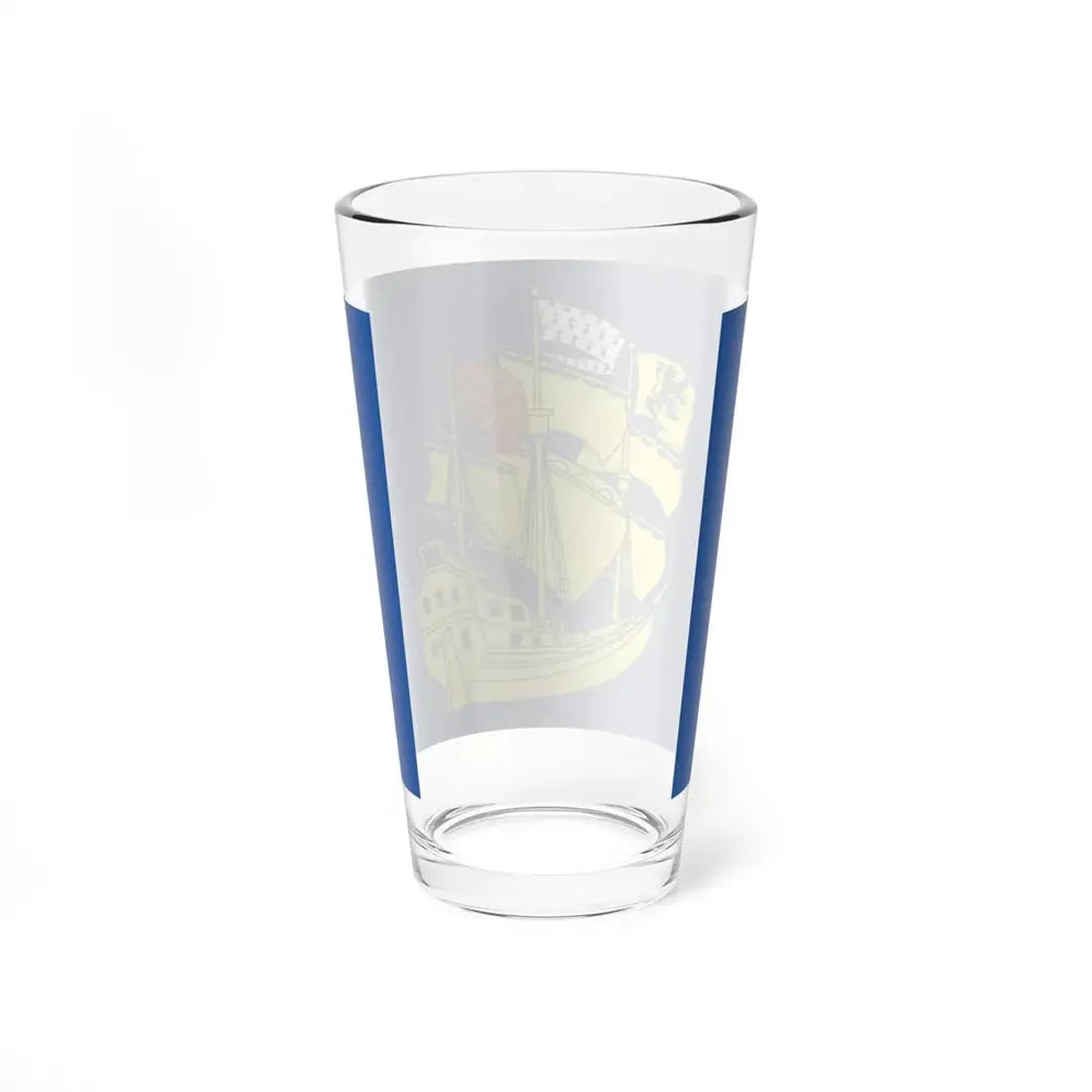 Flag of Landerneau (France) Pint Glass 16oz - Go Mug Yourself