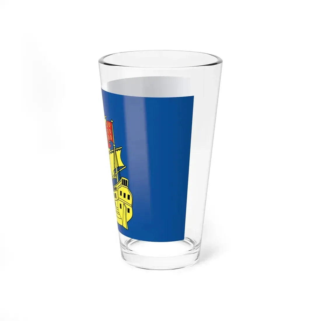 Flag of Landerneau (France) Pint Glass 16oz - Go Mug Yourself