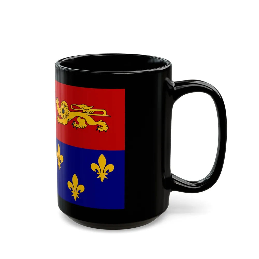 Flag of Landes France - Black Coffee Mug-Go Mug Yourself