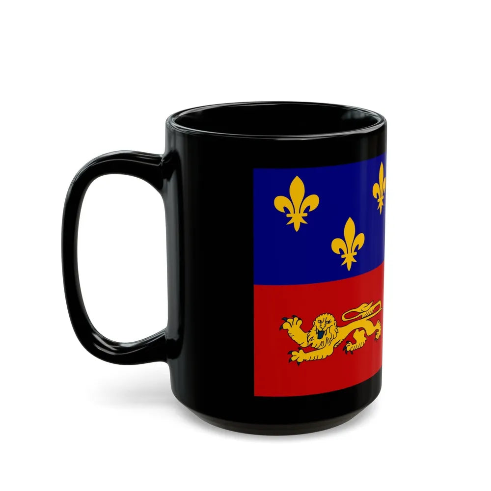 Flag of Landes France - Black Coffee Mug-Go Mug Yourself