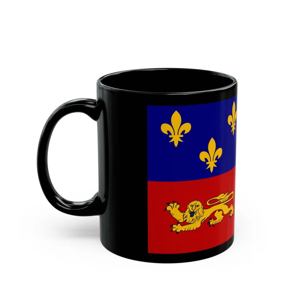 Flag of Landes France - Black Coffee Mug-Go Mug Yourself