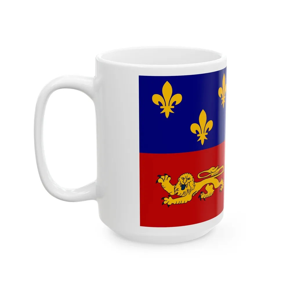 Flag of Landes France - White Coffee Mug-Go Mug Yourself