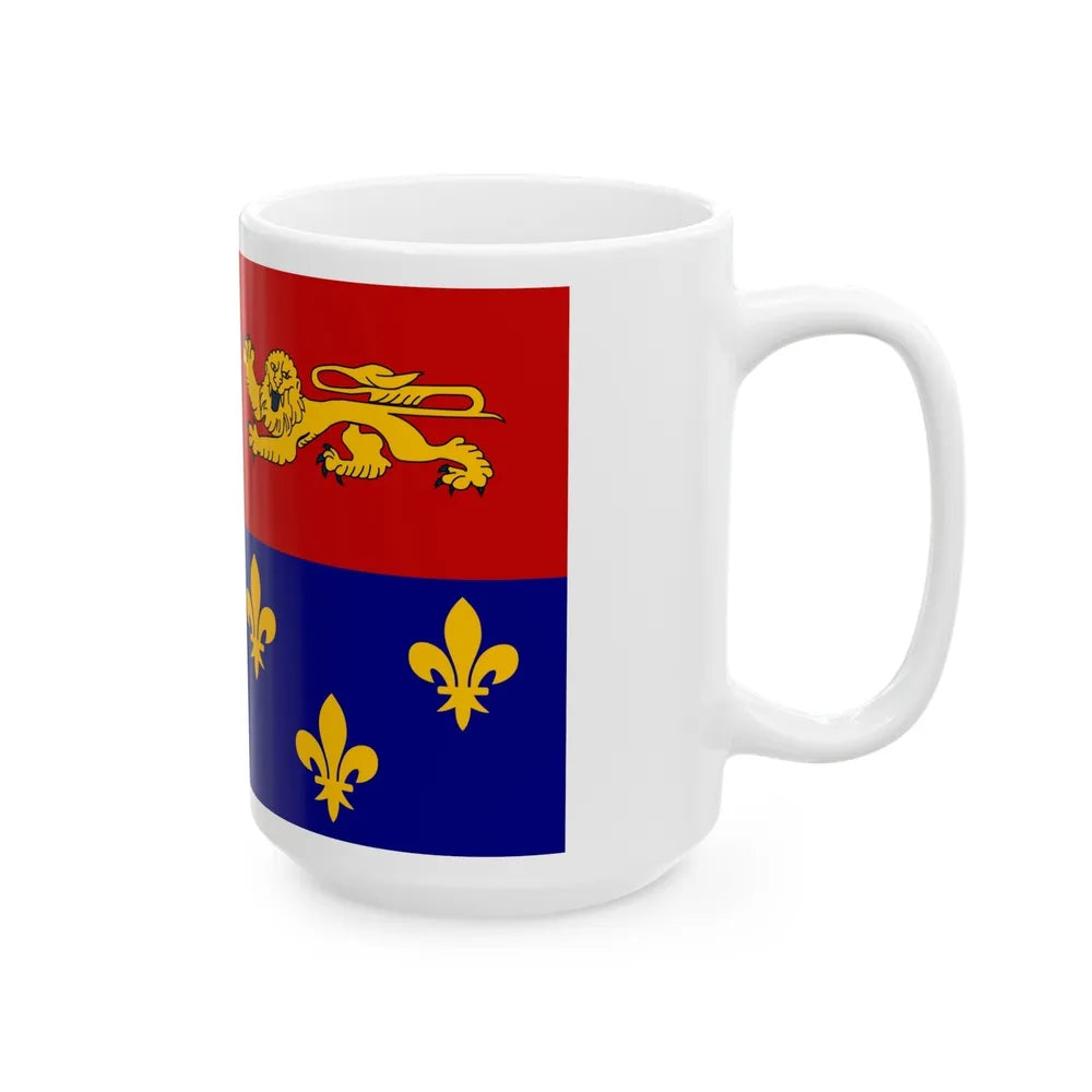 Flag of Landes France - White Coffee Mug-Go Mug Yourself