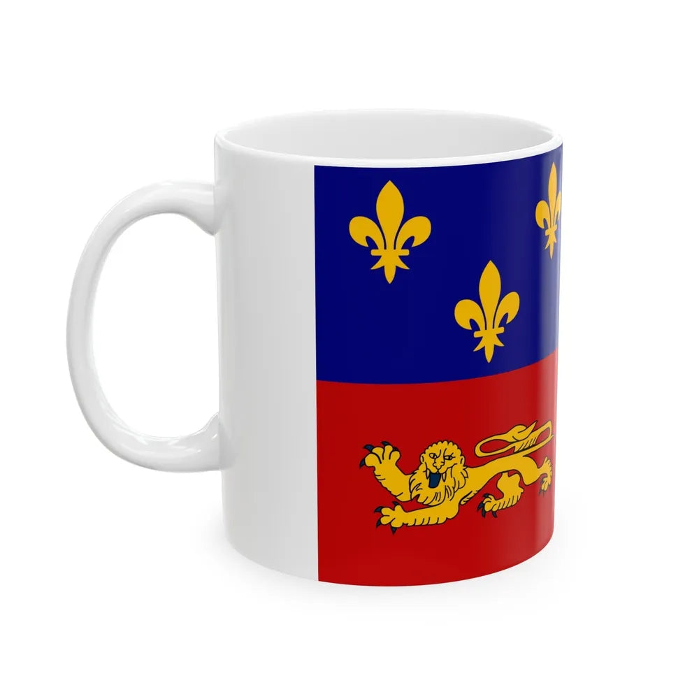 Flag of Landes France - White Coffee Mug-Go Mug Yourself