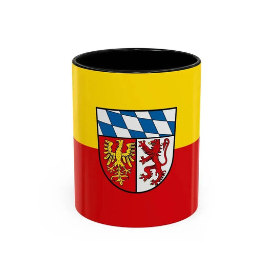 Flag of Landsberg am Lech Germany - Accent Coffee Mug 11oz Black - Go Mug Yourself