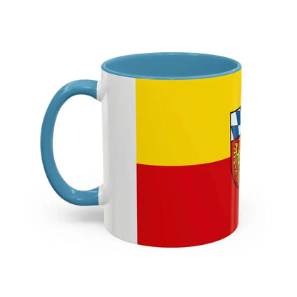 Flag of Landsberg am Lech Germany - Accent Coffee Mug - Go Mug Yourself