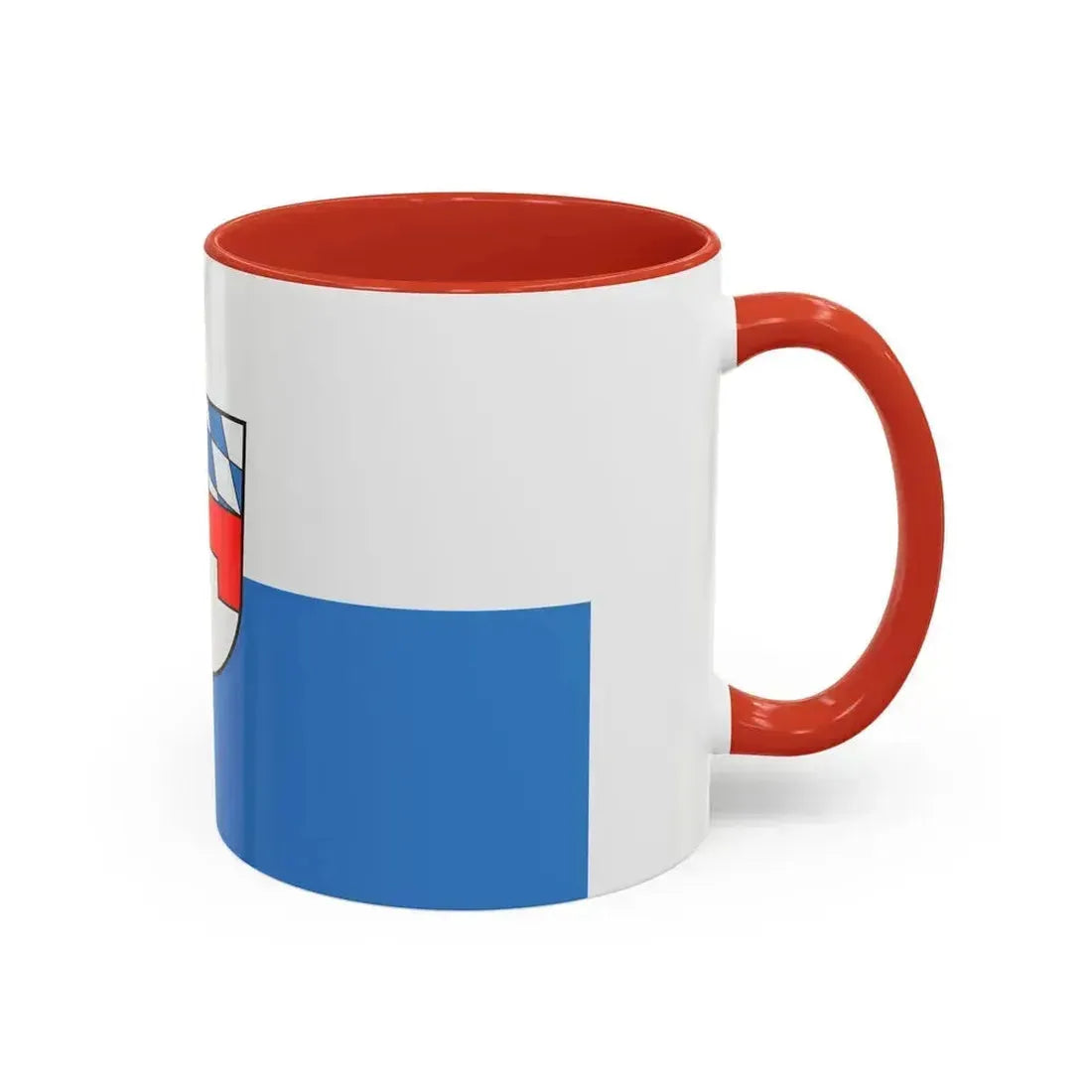 Flag of Landshut 2 Germany - Accent Coffee Mug - Go Mug Yourself