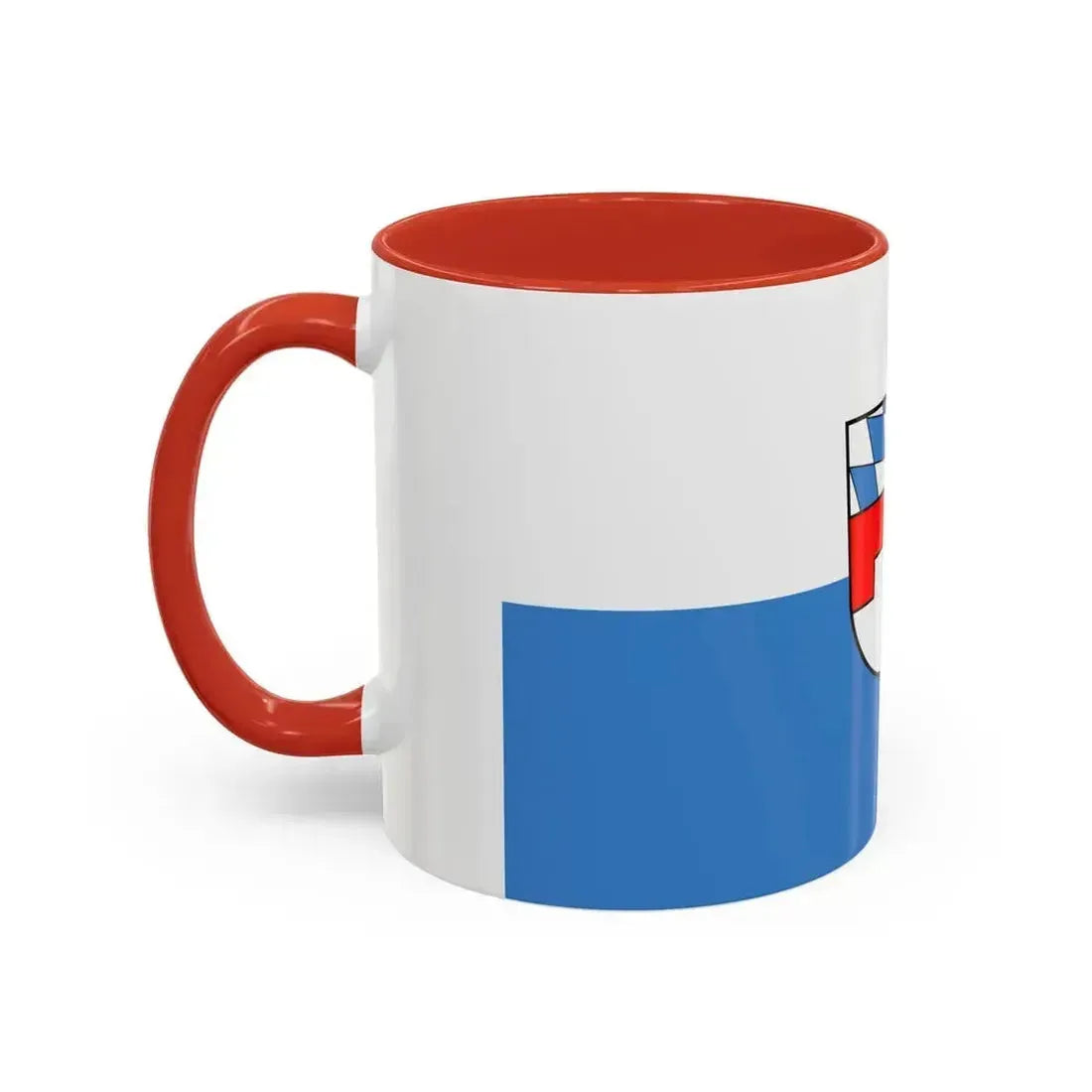 Flag of Landshut 2 Germany - Accent Coffee Mug - Go Mug Yourself