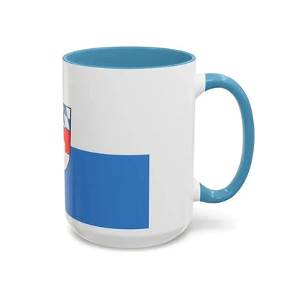 Flag of Landshut 2 Germany - Accent Coffee Mug - Go Mug Yourself