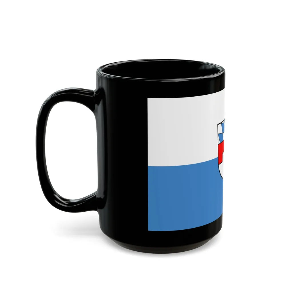 Flag of Landshut 2 Germany - Black Coffee Mug-Go Mug Yourself