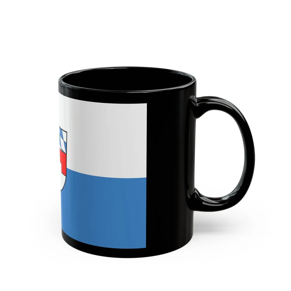 Flag of Landshut 2 Germany - Black Coffee Mug-Go Mug Yourself