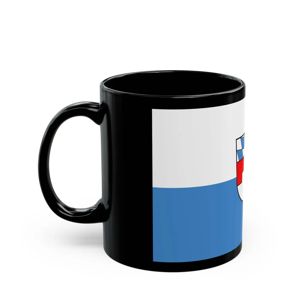 Flag of Landshut 2 Germany - Black Coffee Mug-Go Mug Yourself