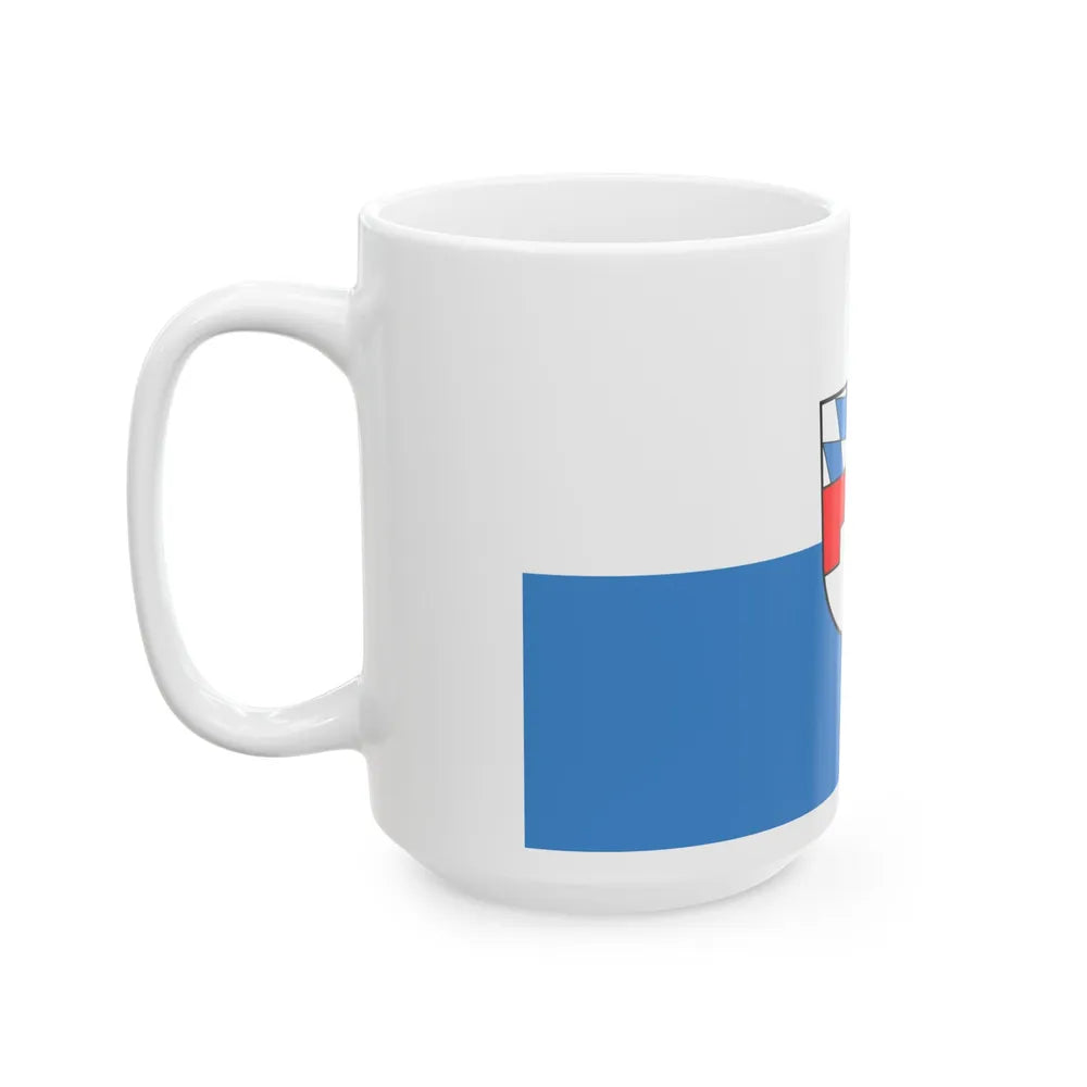 Flag of Landshut 2 Germany - White Coffee Mug-Go Mug Yourself