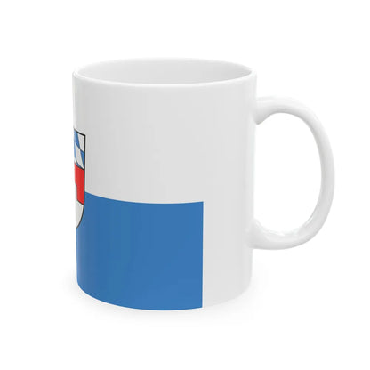 Flag of Landshut 2 Germany - White Coffee Mug-Go Mug Yourself