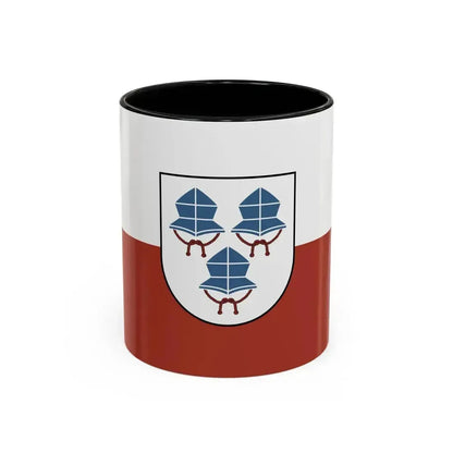 Flag of Landshut 3 Germany - Accent Coffee Mug 11oz Black - Go Mug Yourself