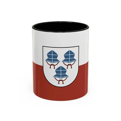 Flag of Landshut 3 Germany - Accent Coffee Mug 11oz Black - Go Mug Yourself