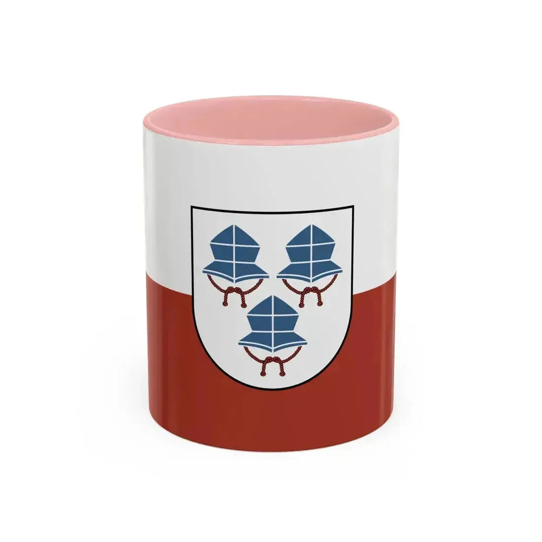 Flag of Landshut 3 Germany - Accent Coffee Mug 11oz Pink - Go Mug Yourself