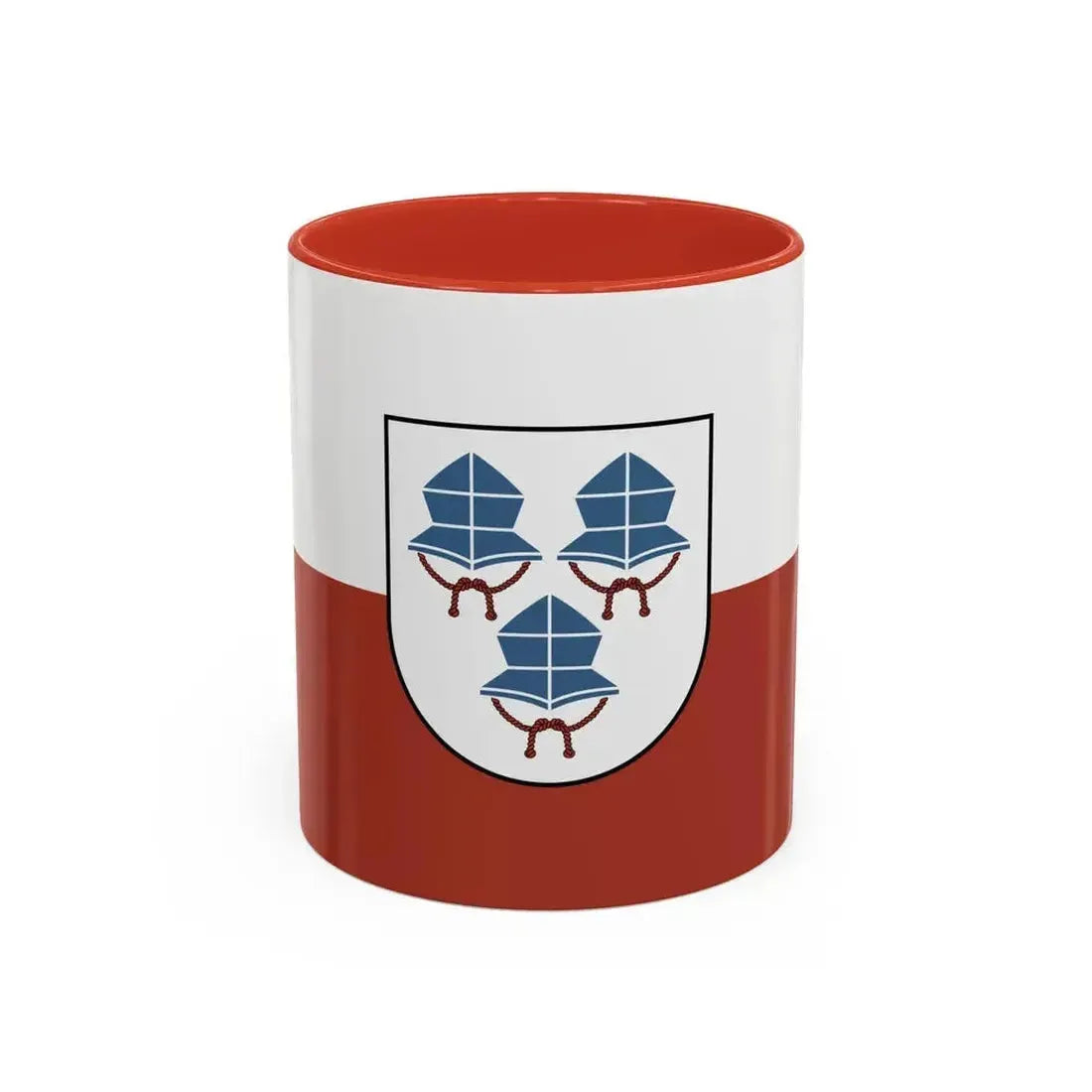 Flag of Landshut 3 Germany - Accent Coffee Mug 11oz Red - Go Mug Yourself