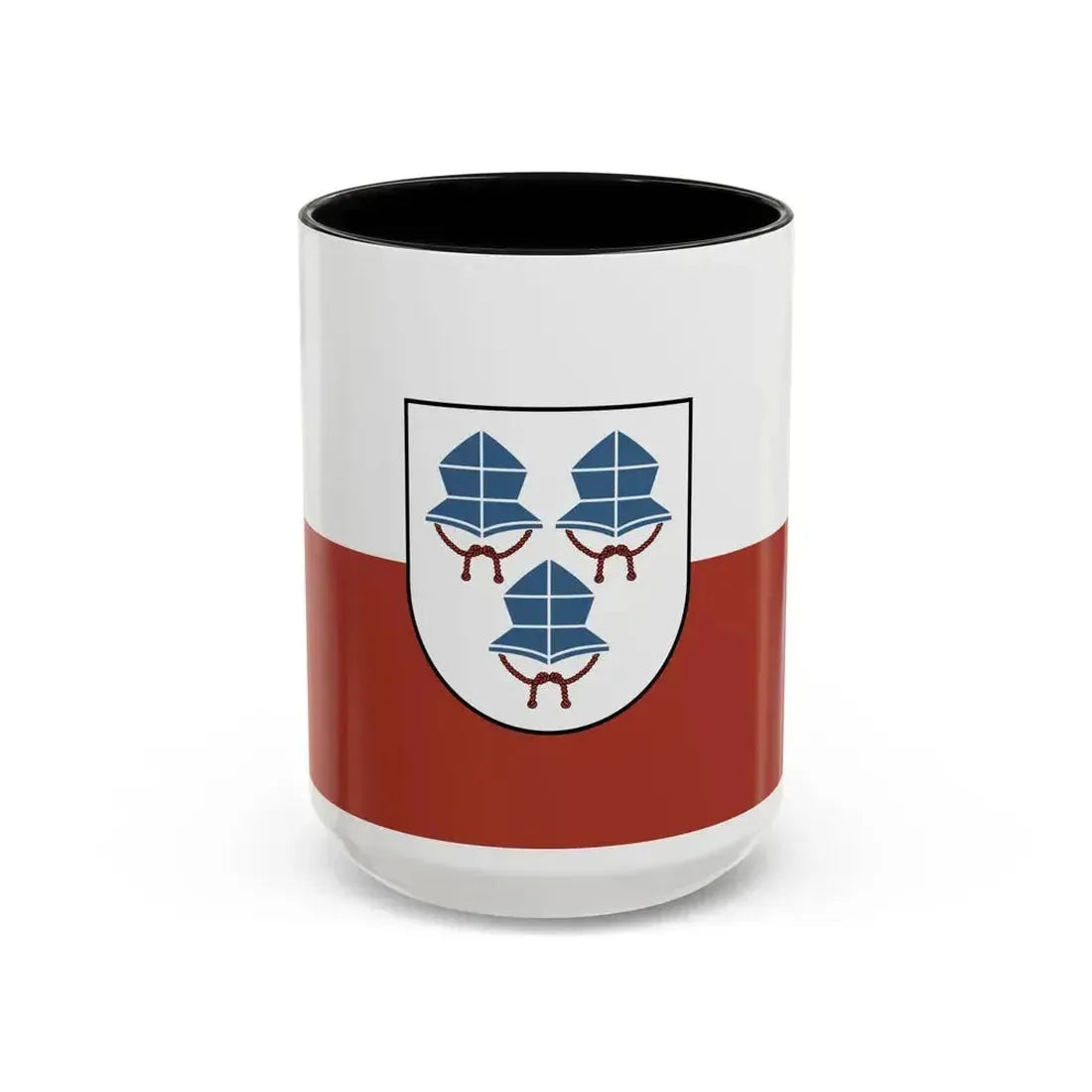 Flag of Landshut 3 Germany - Accent Coffee Mug 15oz Black - Go Mug Yourself