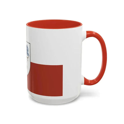 Flag of Landshut 3 Germany - Accent Coffee Mug - Go Mug Yourself
