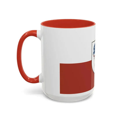 Flag of Landshut 3 Germany - Accent Coffee Mug - Go Mug Yourself