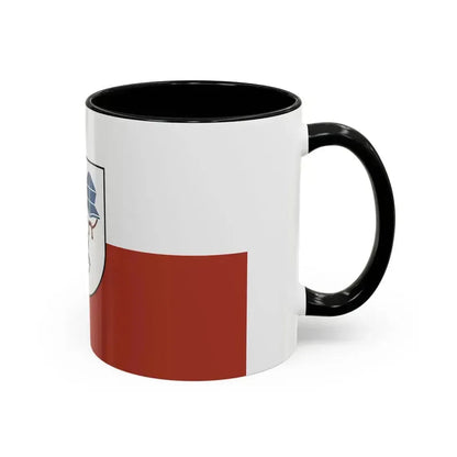 Flag of Landshut 3 Germany - Accent Coffee Mug - Go Mug Yourself