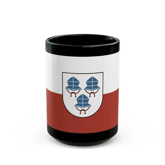 Flag of Landshut 3 Germany - Black Coffee Mug 15oz - Go Mug Yourself