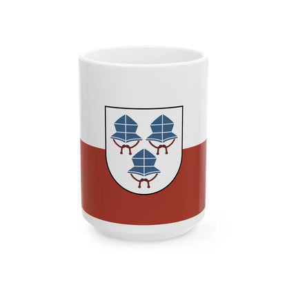 Flag of Landshut 3 Germany - White Coffee Mug-15oz-Go Mug Yourself