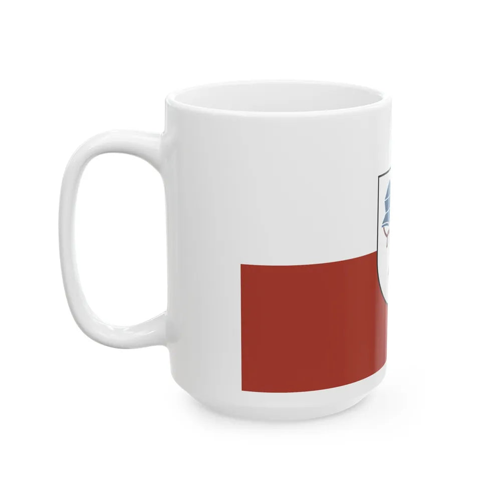 Flag of Landshut 3 Germany - White Coffee Mug-Go Mug Yourself