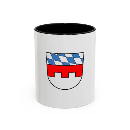 Flag of Landshut Germany - Accent Coffee Mug 11oz Black - Go Mug Yourself