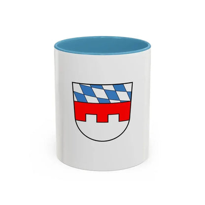 Flag of Landshut Germany - Accent Coffee Mug 11oz Light Blue - Go Mug Yourself