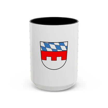 Flag of Landshut Germany - Accent Coffee Mug 15oz Black - Go Mug Yourself