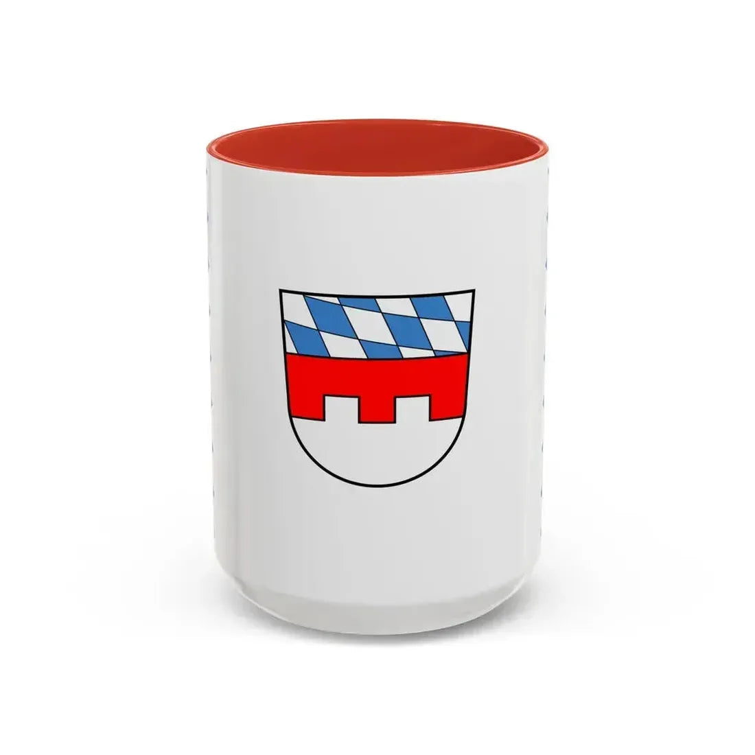 Flag of Landshut Germany - Accent Coffee Mug 15oz Red - Go Mug Yourself