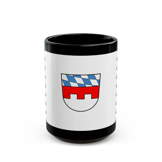 Flag of Landshut Germany - Black Coffee Mug-15oz-Go Mug Yourself