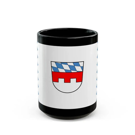 Flag of Landshut Germany - Black Coffee Mug 15oz - Go Mug Yourself