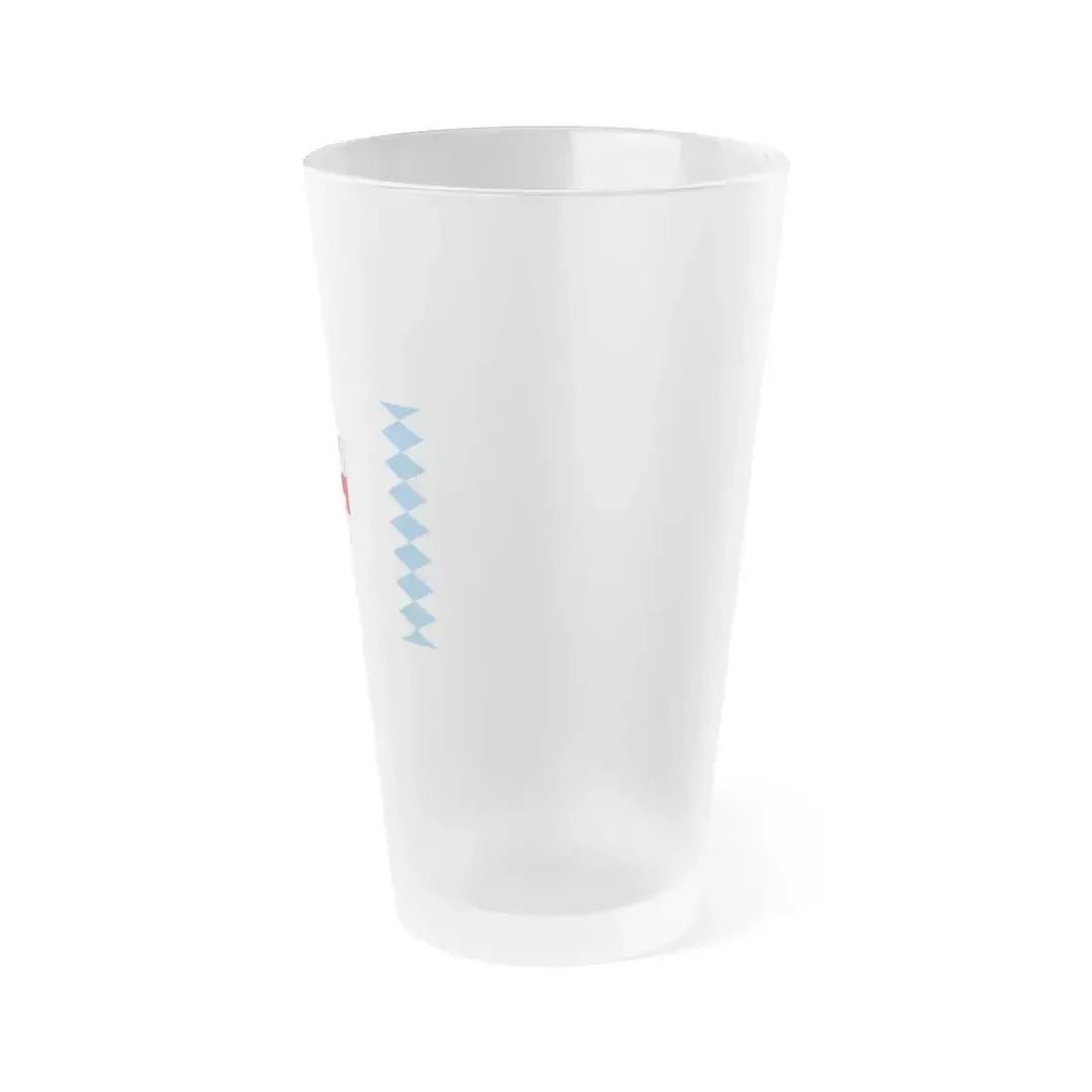 Flag of Landshut Germany - Frosted Pint Glass 16oz - Go Mug Yourself