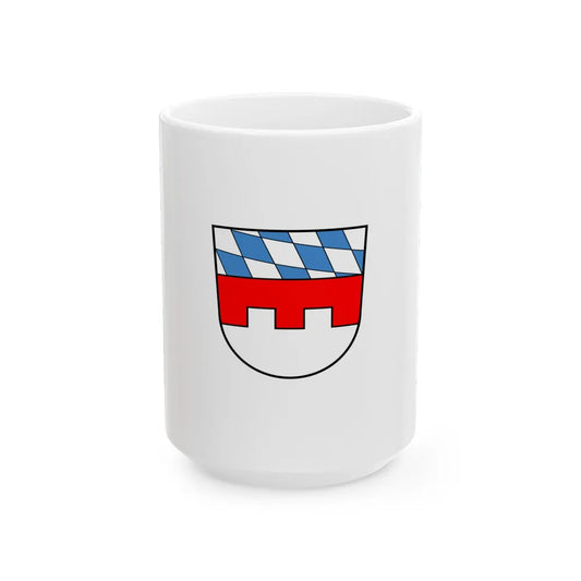 Flag of Landshut Germany - White Coffee Mug-15oz-Go Mug Yourself