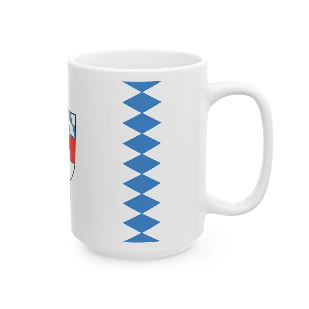 Flag of Landshut Germany - White Coffee Mug-Go Mug Yourself