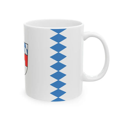 Flag of Landshut Germany - White Coffee Mug-Go Mug Yourself