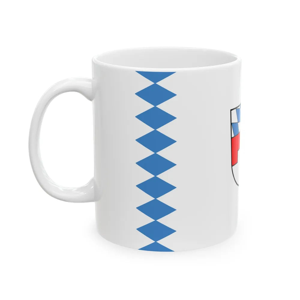 Flag of Landshut Germany - White Coffee Mug-Go Mug Yourself