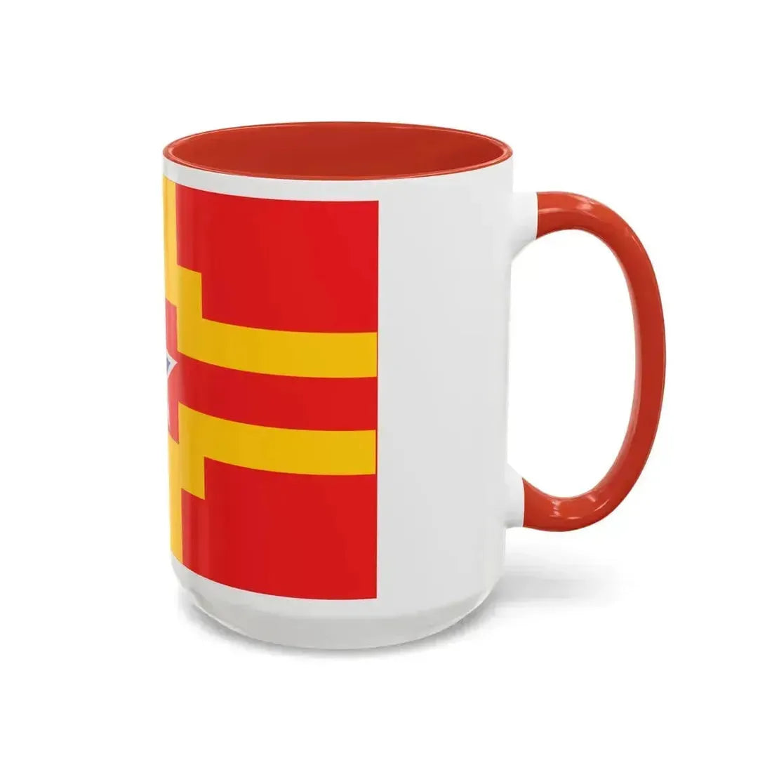 Flag of Langley BC Canada - Accent Coffee Mug - Go Mug Yourself