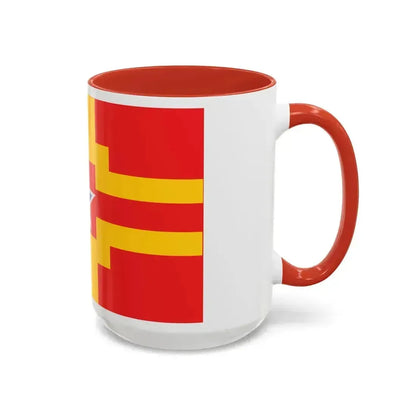 Flag of Langley BC Canada - Accent Coffee Mug - Go Mug Yourself