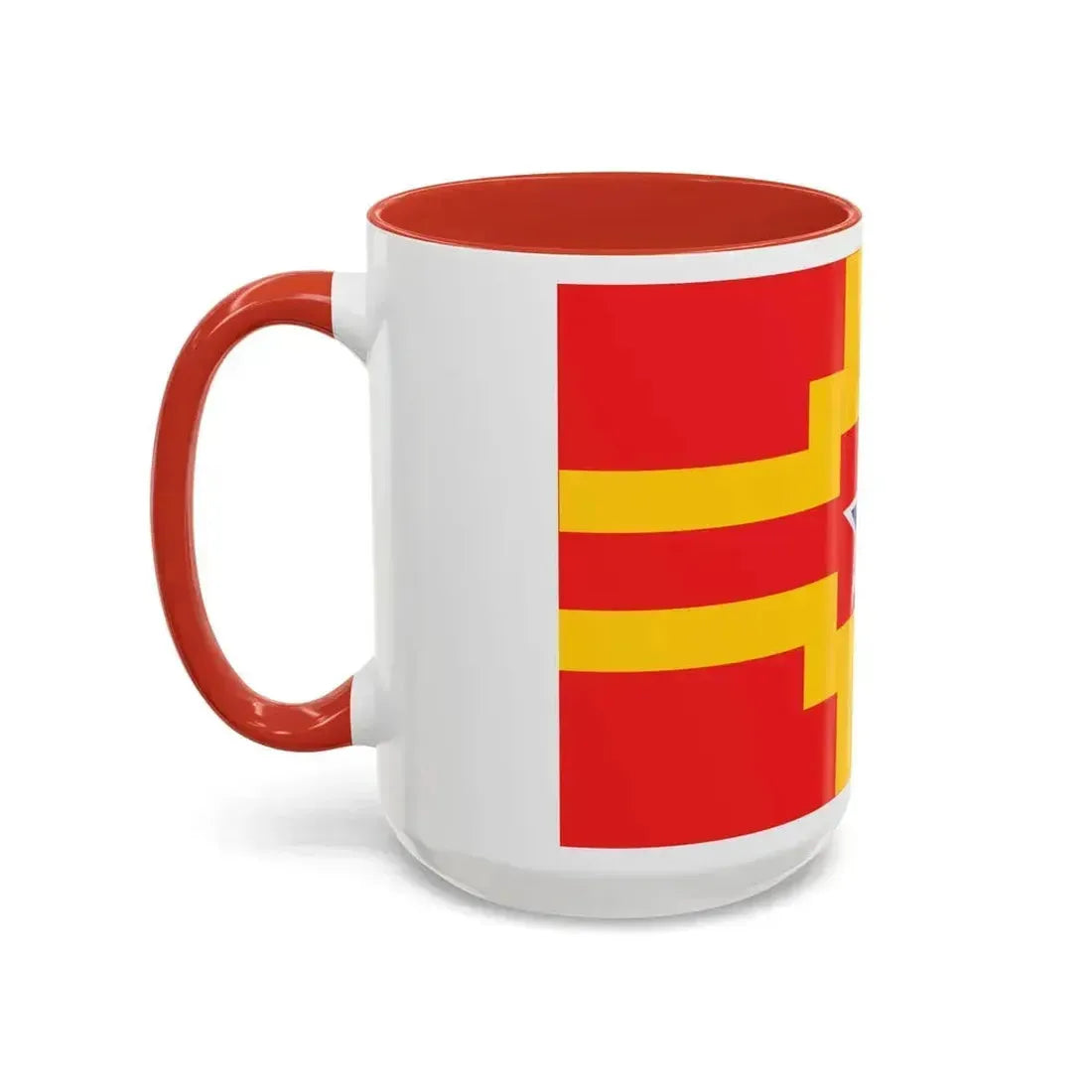 Flag of Langley BC Canada - Accent Coffee Mug - Go Mug Yourself