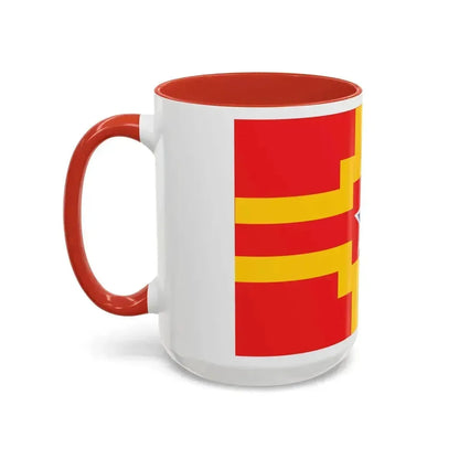 Flag of Langley BC Canada - Accent Coffee Mug - Go Mug Yourself