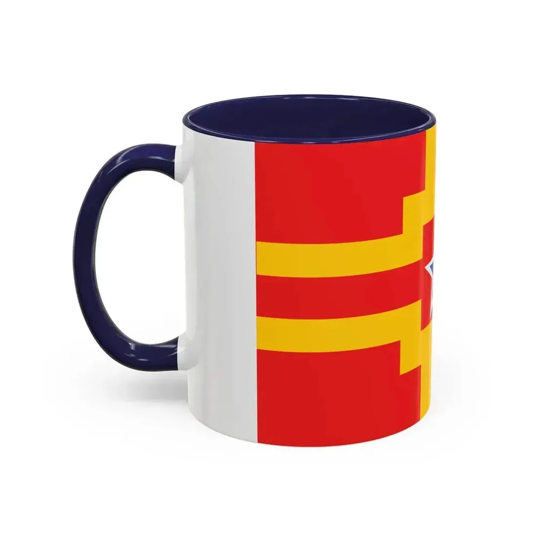 Flag of Langley BC Canada - Accent Coffee Mug - Go Mug Yourself