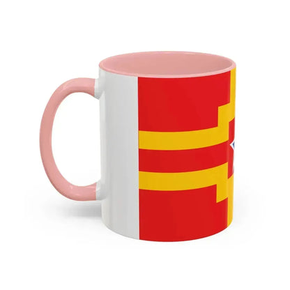 Flag of Langley BC Canada - Accent Coffee Mug - Go Mug Yourself