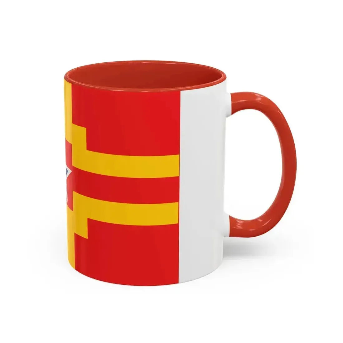 Flag of Langley BC Canada - Accent Coffee Mug - Go Mug Yourself