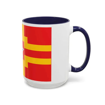Flag of Langley BC Canada - Accent Coffee Mug - Go Mug Yourself